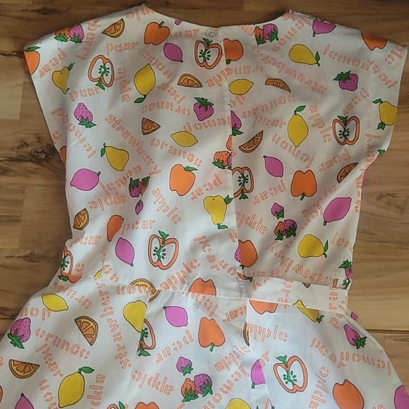 Vintage 50s 60s Swirl Wrap Dress M - Picture 9 of 15